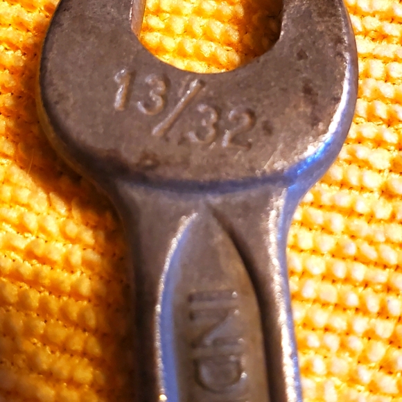 Vintage Indestro open end wrench model c-21 5/16 & 13/32 - Picture 3 of 6